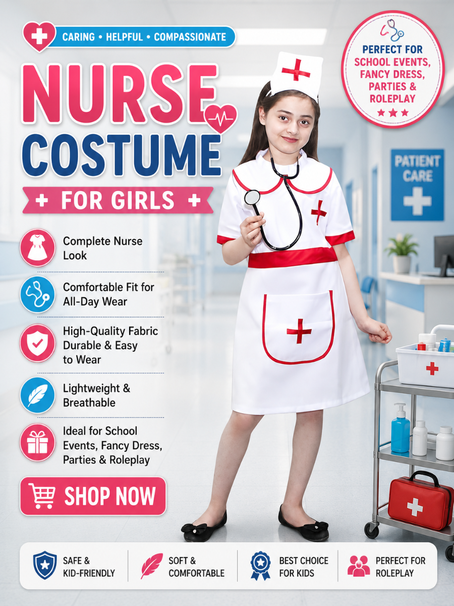 Nurse Fancy Dress Costume