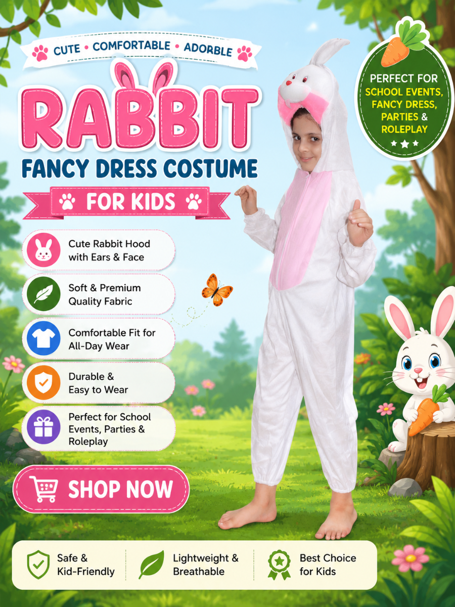 Rabbit Fancy Dress Costume